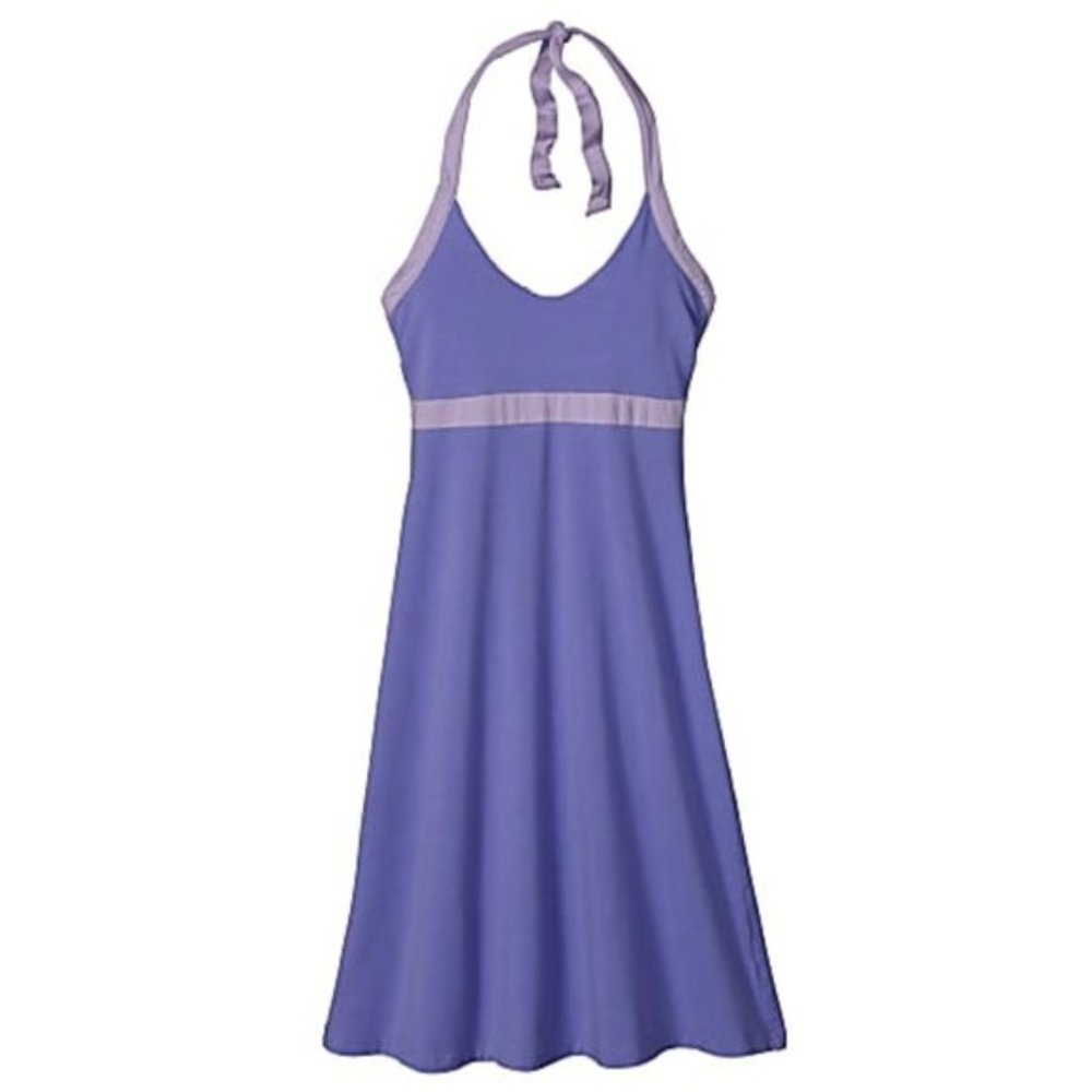 Patagonia dress purple summer Iliana halter